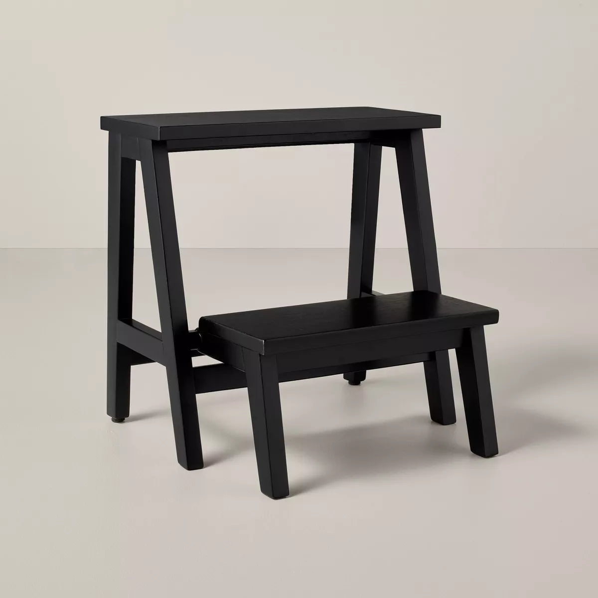 18" Wood Kitchen Step Stool SHOWROOM ITEM