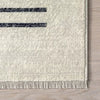 Keeva Modern Striped Fringe Indoor Area Rug 5' x 7' 10