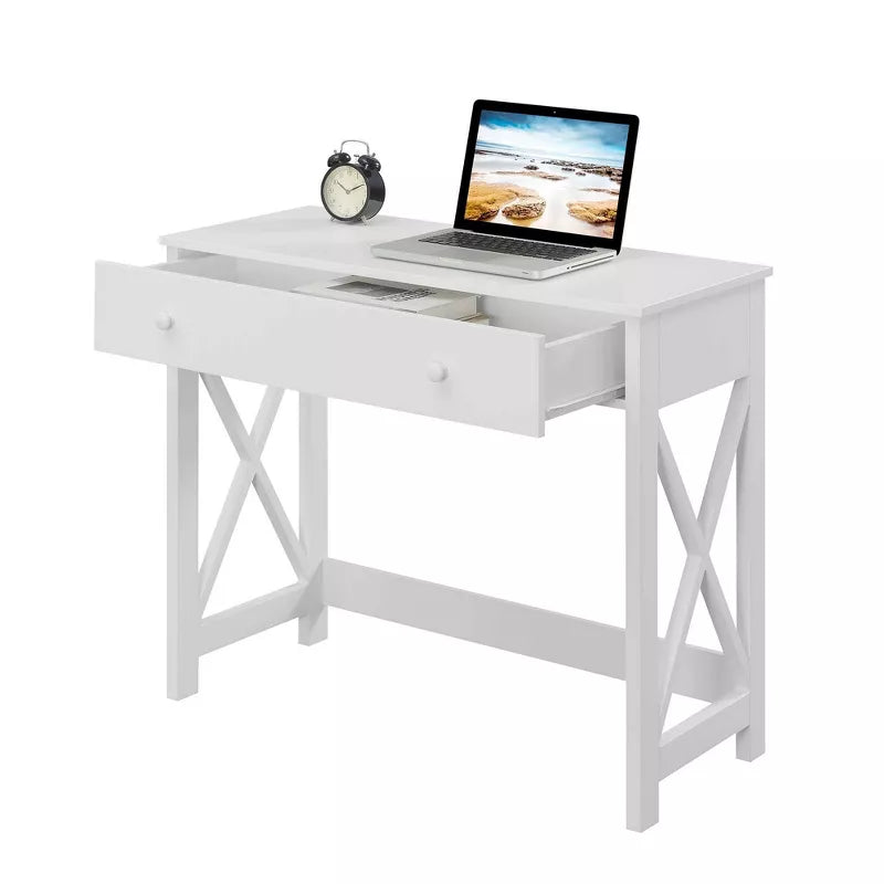 Oxford Desk White Construction