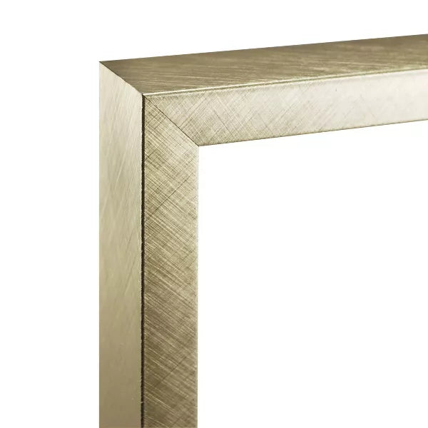 Thin Metal Matted Gallery Frame Gold