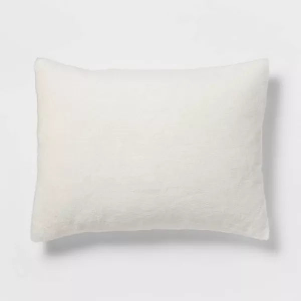 3pc Luxe Faux Fur Comforter and Sham Set - King