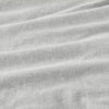 3pc Linen Blend Comforter Set Jet Gray King