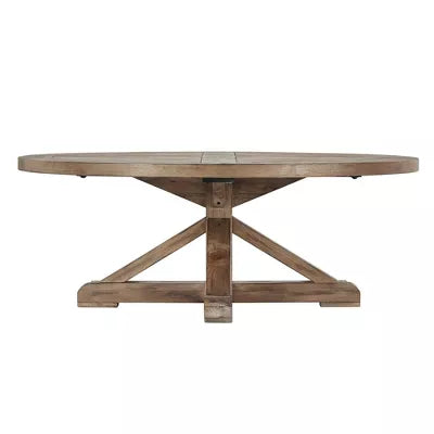 Sierra Coffee Vintage Wood TABLE BASE ONLY