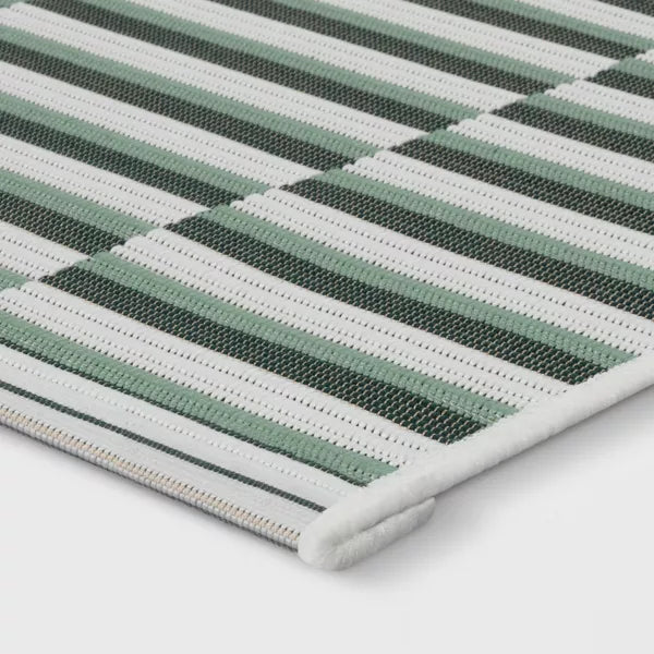 Linear Geo Outdoor Area Rug 3'11"x5'5"