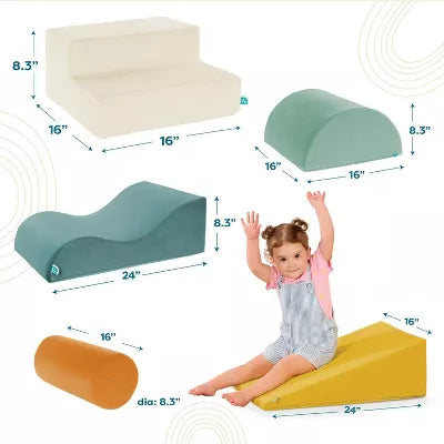 Foam Building Shapes for Indoor Play Soft Play Equipment - 1pc STEP PIECE ONLY