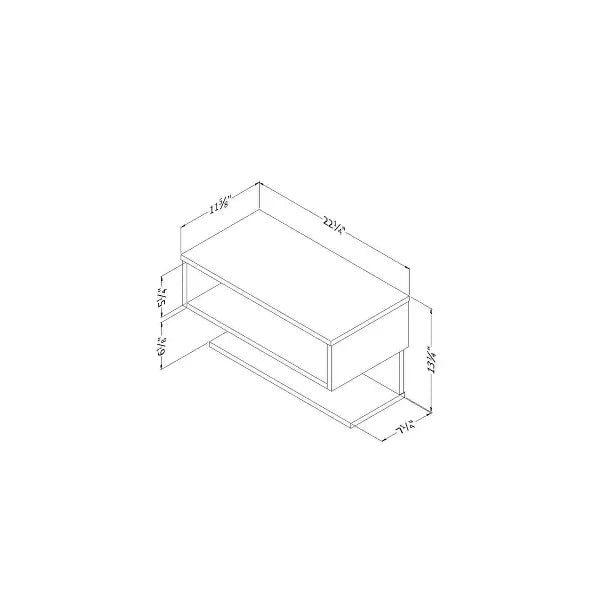 Sazena Floating Nightstand