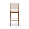 Counter Bar Stool, Solid Wood Modern Kitchen Stools with Cushion