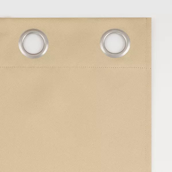2pc Tedrow 100% Blackout Grommet Curtain Panel Pair