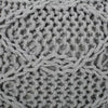 Morven Modern Knitted Cotton Round Pouf