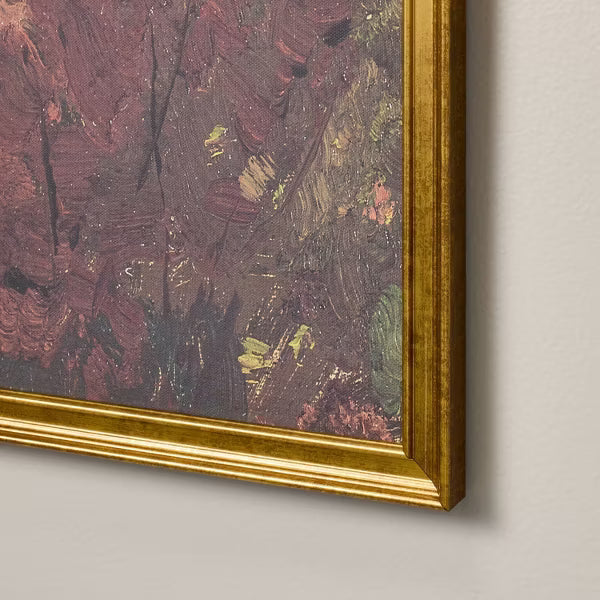 Vertical Fall Tree Framed Wall Art