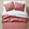 Heavyweight Linen Blend Comforter & Sham Set - Full/Queen