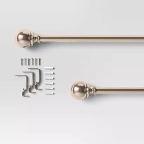 Ball Double Curtain Rod