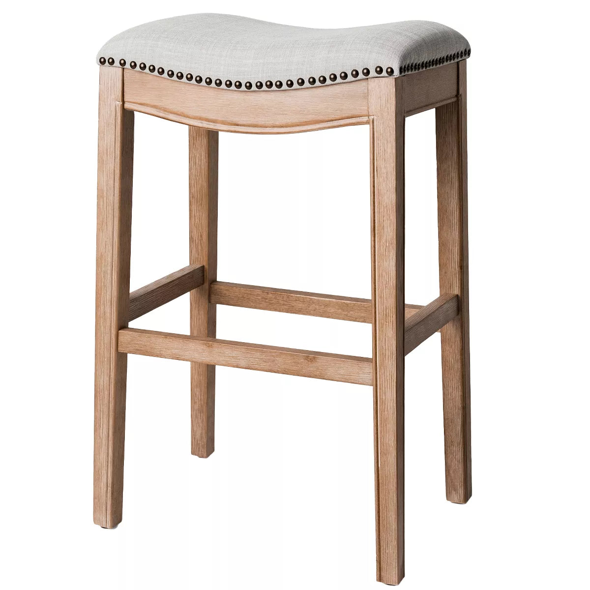 Adrien Backless Saddle Kitchen Stool