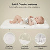 Baby Bassinet 3 in 1 Bedside Sleeper with Soft Mattress and Sheet, 6 Height Adjustable baby sleeper, Bedside Crib for Infants