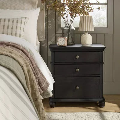 3 Drawer Classic Night Stand