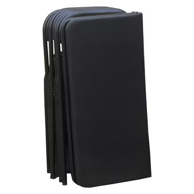 5pc Folding Table Set Black