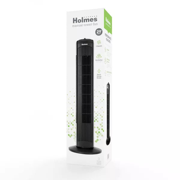 29" Oscillating Manual Tower Fan