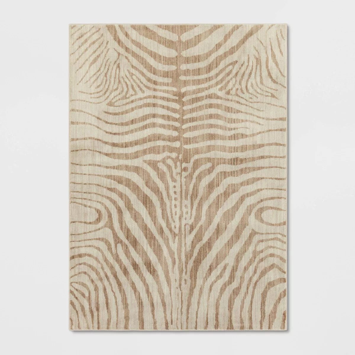 Zebra Stripe Woven Rug 5'x7'