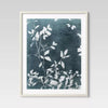 (Set of 2) All Over Floral Framed Posters - Spring Botanical Nature Wall Art, White Frame