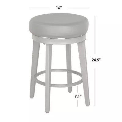 1-Piece Linden Swivel Counter Height Barstools