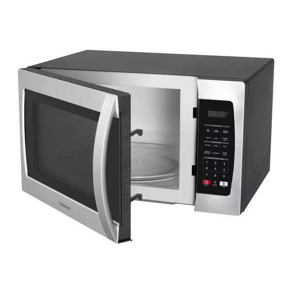 Microwave Oven: Countertop, 1000W, 11 Power Levels, Child Lock, Digital Display, Black