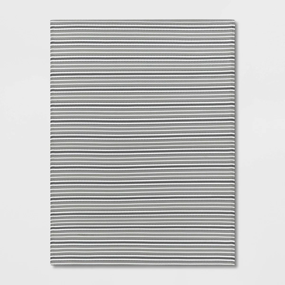 Striped Indoor/Outdoor Rug 4'x6', final cut