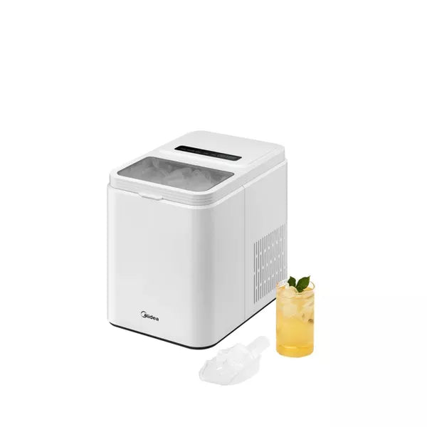 Ice Maker Countertop, Bullet Ice, 2 Ice Sizes, White