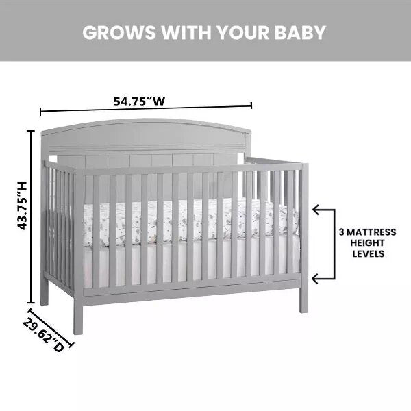 Baldwin 4-in-1 Convertible Crib