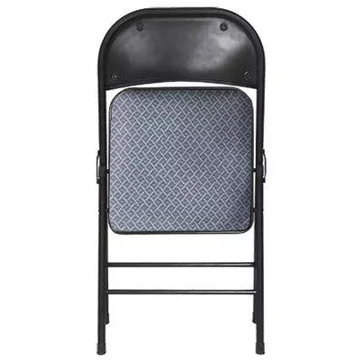 Fabric Padded Folding Chair Black