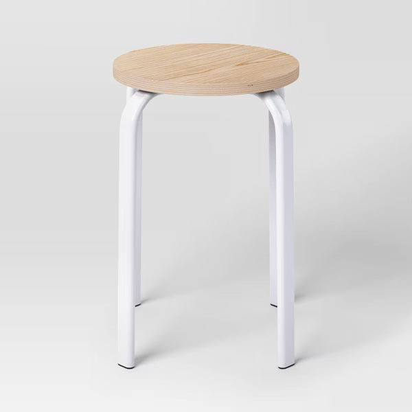 1-Piece Stackable Accent Stool
