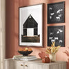 Barn Framed Poster Black - Countryside Elegance, Vintage Artistry