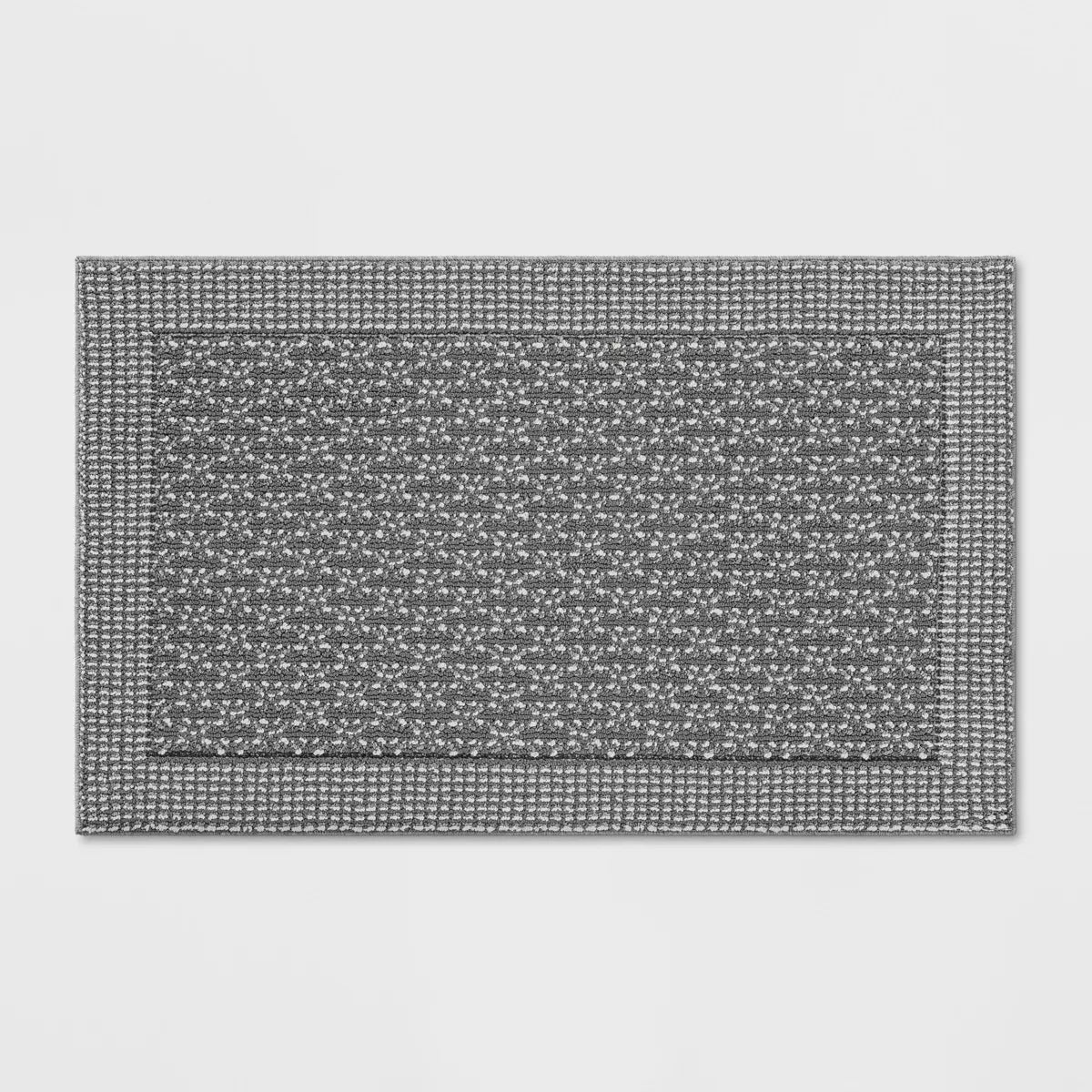 Washable Geometric Border Tufted Rug 2'6"x3'10"