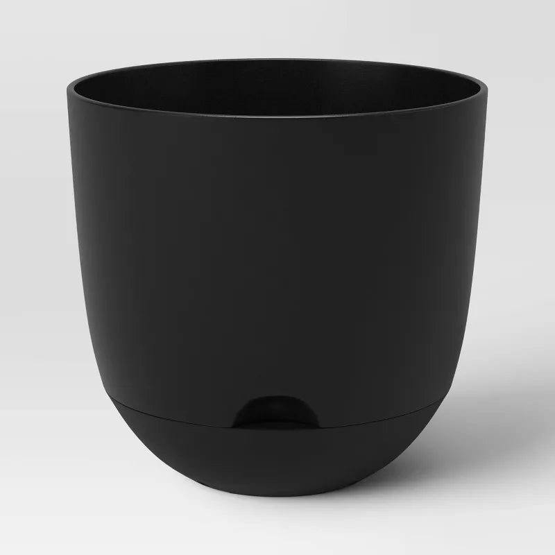 Self-Watering Plastic Indoor Outdoor Planter Pot - Set of 2