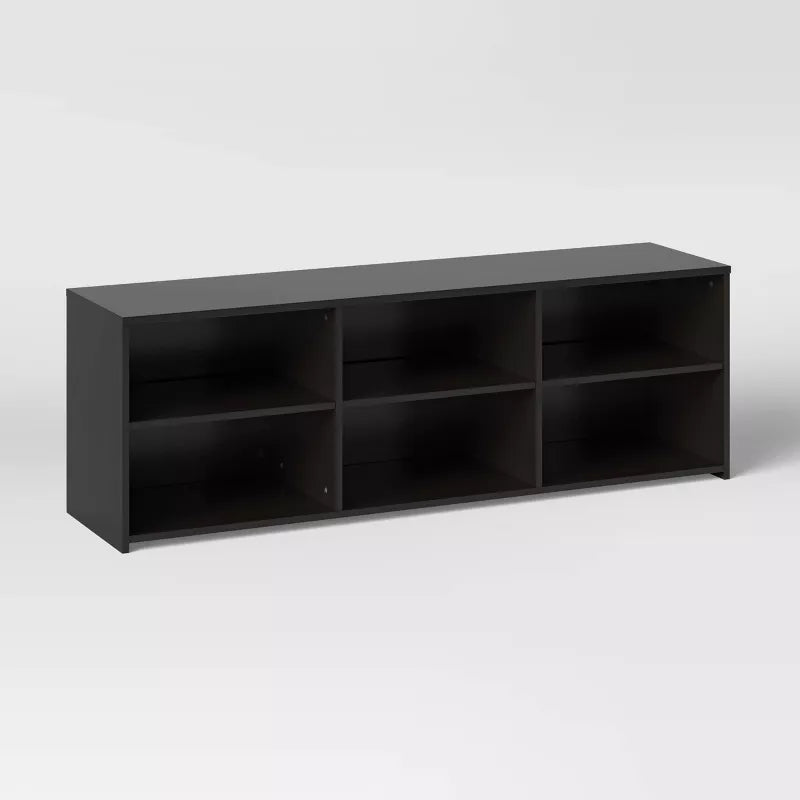 Dorm Storage TV Stand Black