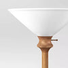 Torchiere Floor Lamp Natural Brown