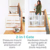 2-in-1 Supergate Secure Plastic Gate - White
