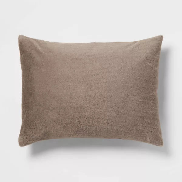 3pc Luxe Faux Fur Comforter and Sham Set - Full/Queen