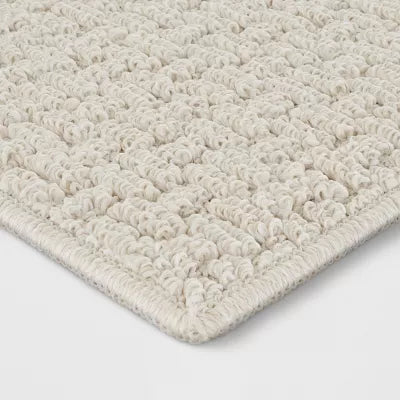 Washable Solid Machine Tufted Rug - 2x7