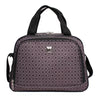 4pc Softside Checked Luggage Set - Gray Geo