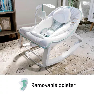 Keep Cozy 3-in-1 Grow with Me Baby Bouncer, Rocker & Toddler Seat