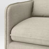 Berea Slouchy Lounge Chair with French Seams