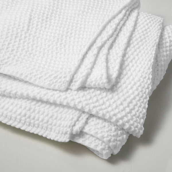 Chunky Knit Bed Blanket - King