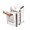 Powershred 12-Sheet Cross-Cut Paper Shredder - White: Safety Switch, Shreds Staples & Clips, Auto Start/Stop
