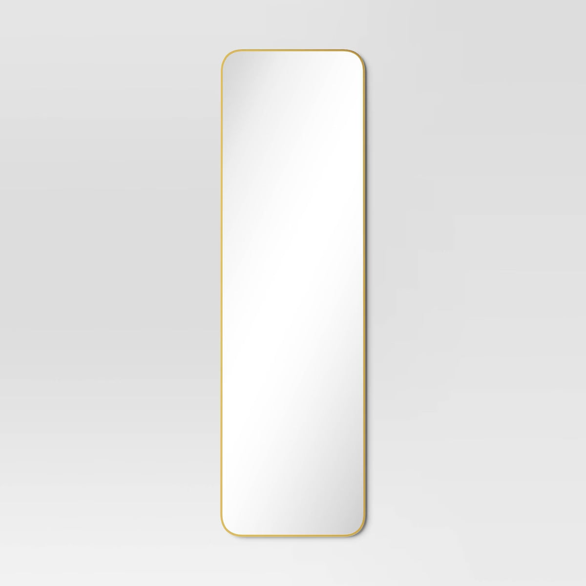 Over-the-Door Mirror Metal - Brass SHOWROOM ITEM