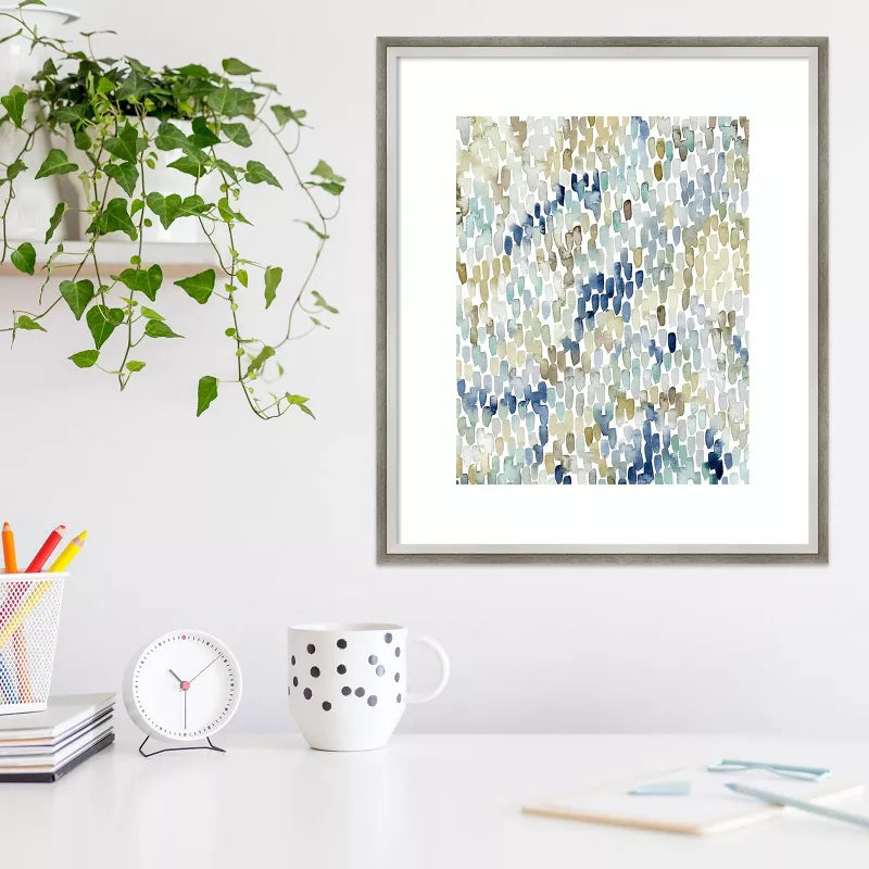 18" x 21" River Wavelets I by Grace Popp Framed Wall Art Print