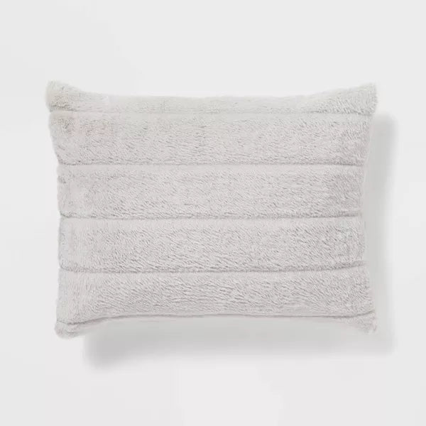 3pc Luxe Faux Fur Comforter and Sham Set Full/Queen