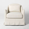 Box Pleat Upholstered Chair Set of 2