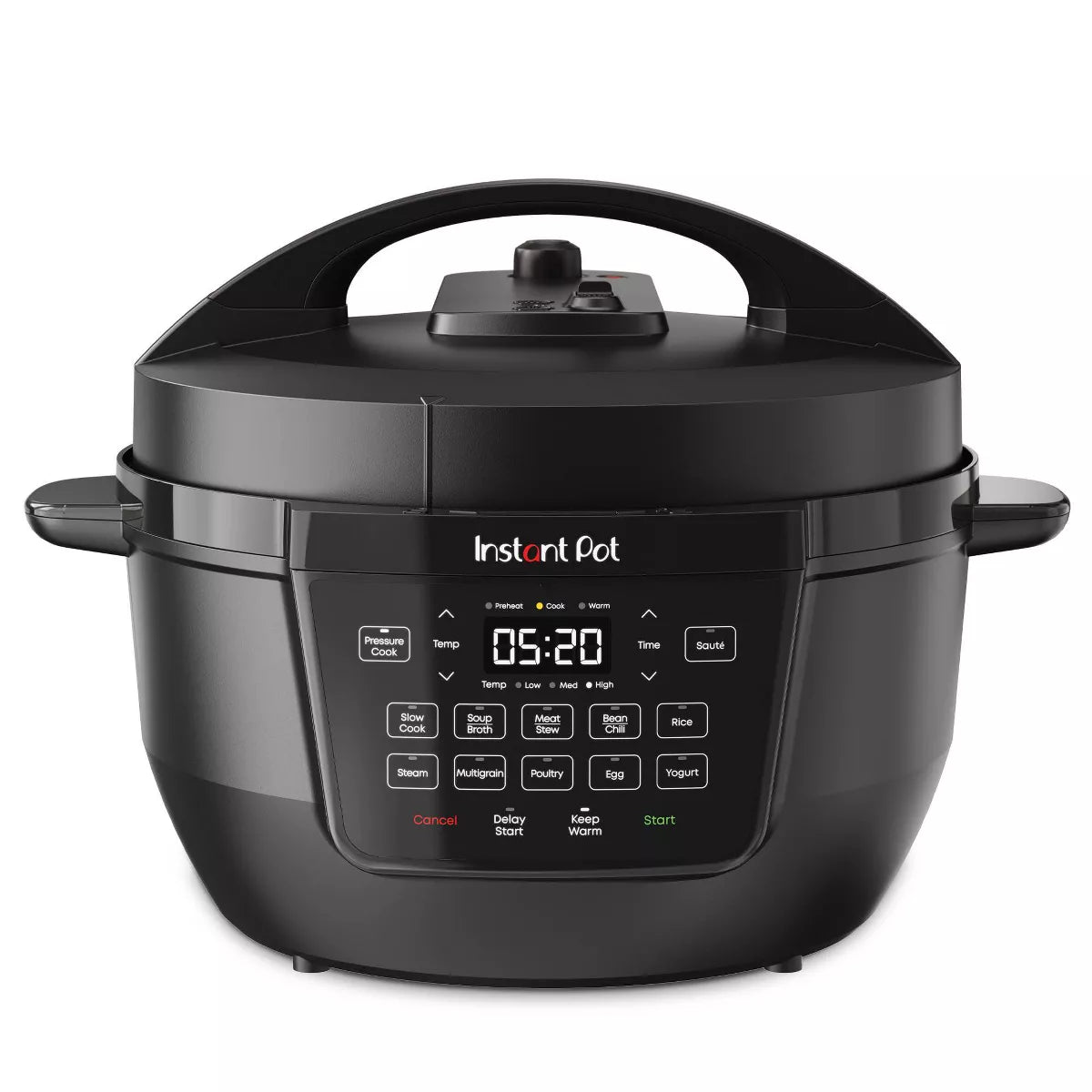 RIO WIDE Electric Pressure Cooker & Multi-Cooker: Stainless Steel, Dishwasher-Safe Parts