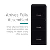 Industries Space Solutions File Cabinet 3 Drawer - Black: Vertical Steel Storage, GreenGuard Certified