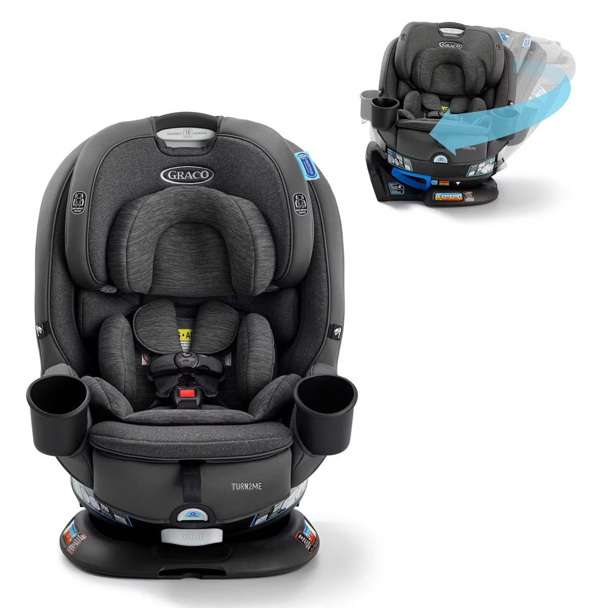 3-in-1 Rotating Convertible Car Seat